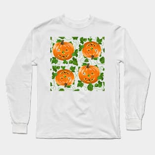 Jack-o-lantern Pumpkin Patch Long Sleeve T-Shirt